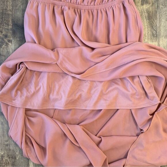 Show Me Your Mumu Women’s Heather Halter Maxi Dress Backless Rustic Mauve Sz XXL - Picture 10 of 13